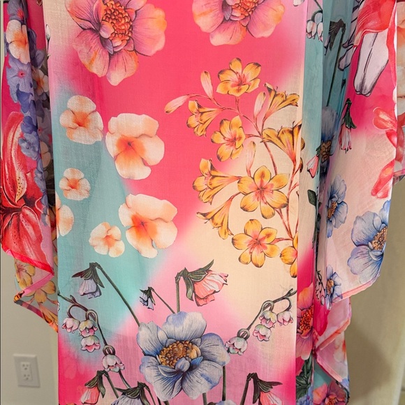 NWT - Agua Bendita x Revolve - Women’s Dará Floral Kimono Coverup - Picture 8 of 9